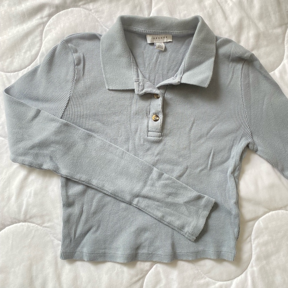 Topshop button up polo